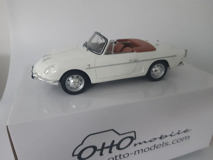 Otto Mobile - 1:18 - Alpine A110 - Cabriolet - Wit - Rare model!