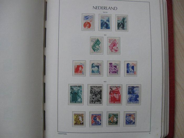 Pays-Bas 1852/1969 - Collection in a Leuchtturm album - NVPH