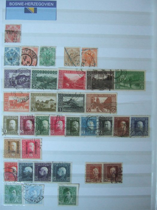 Eastern Europe 1859/2019 - Lot of stamps from  Bulgaria, Slovakia, Croatia, Serbia, Bulgaria, see below for details.