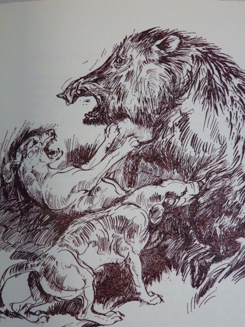 Marquis de Foudras - Les Gentilshommes chasseurs. Illustrations d'Yvan Benoist-Gironière - 1975