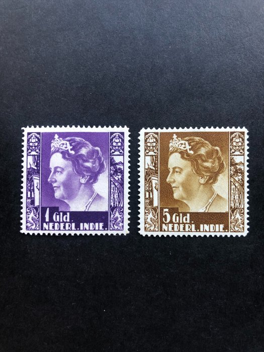 Indes orientales néerlandaises 1938/1939 - Queen Wilhelmina type 'Kreisler' - NVPH 263 + 265