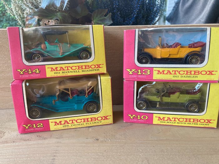 Matchbox - 1:48 - models of Yesteryear Matchbox Y-10 Y-12 Y-13 Y-14 - A Lesney product