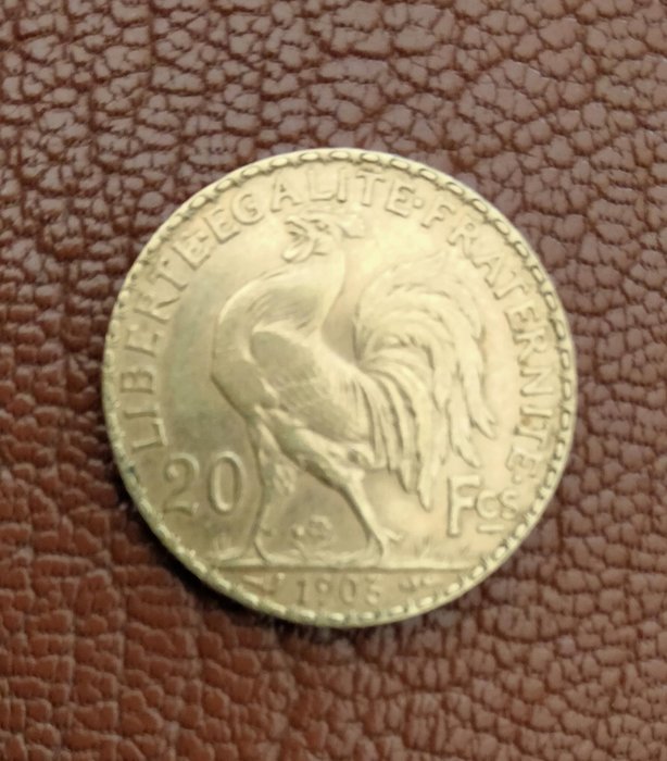 France. Third Republic (1870-1940). 20 Francs 1903 Marianne