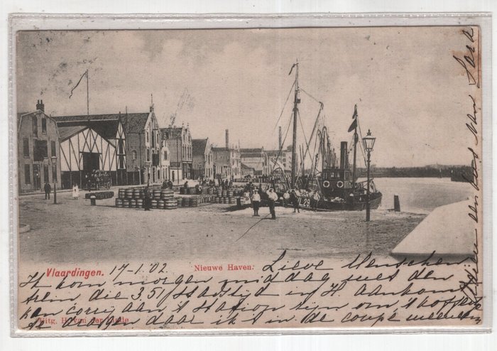 Nederland - Vlaardingen  collectie  oude Havenkaarten - Ansichtkaarten (Collectie van 51) - 1900-1940