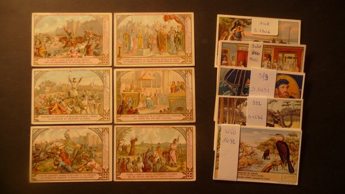 Liebig - Trading card Liebig Sang. nr. 429 Histoire de France 2° extra 5 sets zijnde 30 prenten Bfr.