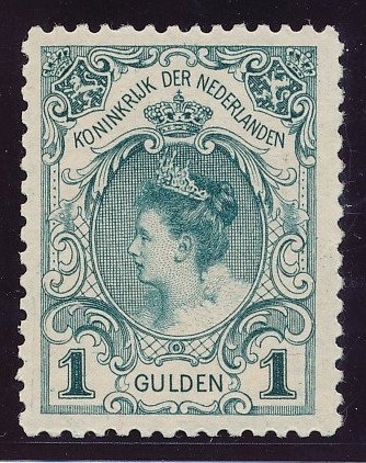 Niederlande 1898 - Inauguration stamp Queen Wilhelmina - NVPH 49