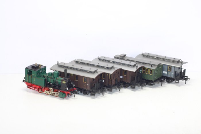 Fleischmann H0 - 4882 - Train set - T3 locomotive and 5 carriages - KPEV