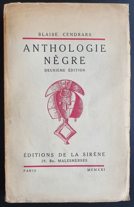 Blaise Cendrars, Joseph Csaky - Anthologie Nègre - 1921