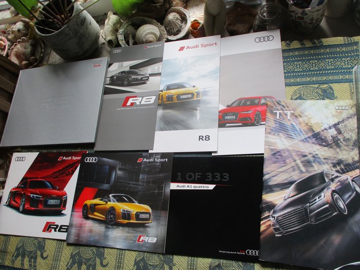 Broschüren/ Kataloge - Audi Sport/Europe/Singapore (A1 quattro/R8/RS6 Avant/Spyder) - Audi