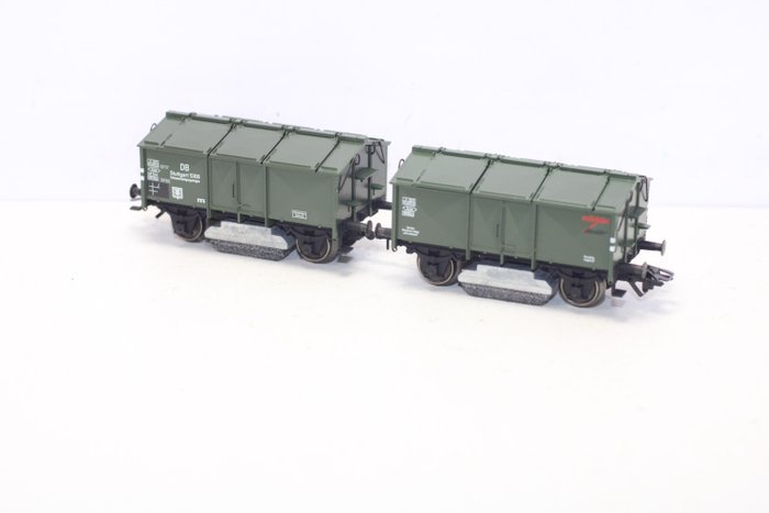 Märklin H0 - 46010 - Coffret de wagon de marchandises - Voiture de meulage à double rail, voiture anniversaire 10 ans Insider - DB
