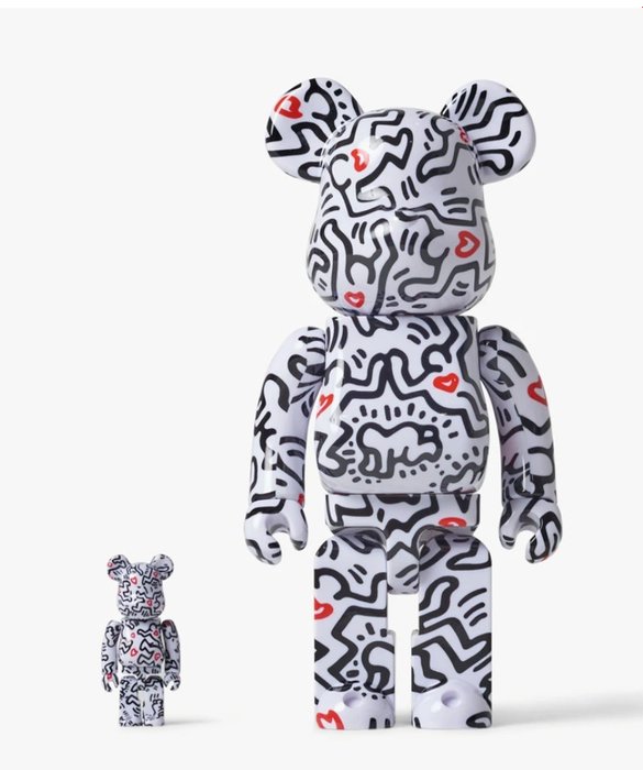 Preview of the first image of Medicom Toy - Be@rbrick 400% + 100% - Haring.
