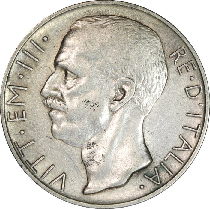 Italy, Kingdom of Italy. Vittorio Emanuele III di Savoia (1900-1946). 10 Lire 1929, 1 Rosetta, BB/SPL, A025