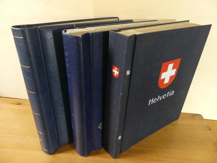 Suisse et Liechtenstein 1906/1995 - Collection in three albums