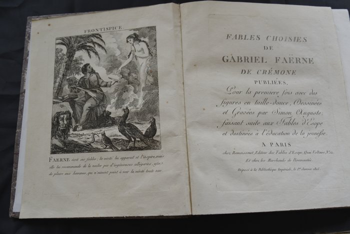 Gabriel Faërne de Crémone - Fables choisies - 1805