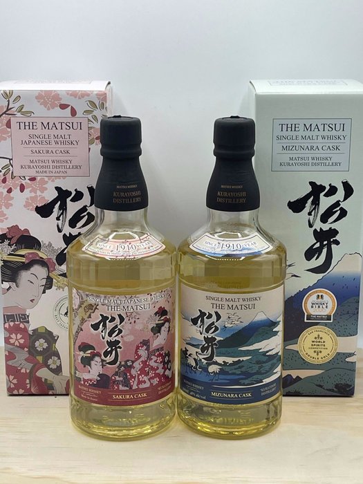 The Matsui Sakura Cask & Mizunara Cask - 70cl - 2 bottles