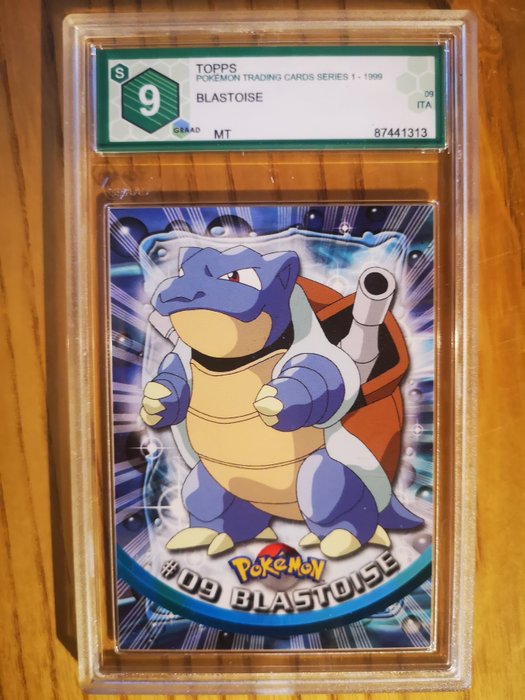 The Pokémon Company - Pokémon - Graded Card ✰ Blastoise - TOPPS  Pokemon Trading Cards Series 1  ✰ 9 GRAAD (Equivalente PSA) - 1999