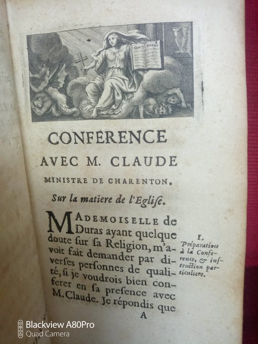 Bossuet - Conférence avec M. Claude - 1682