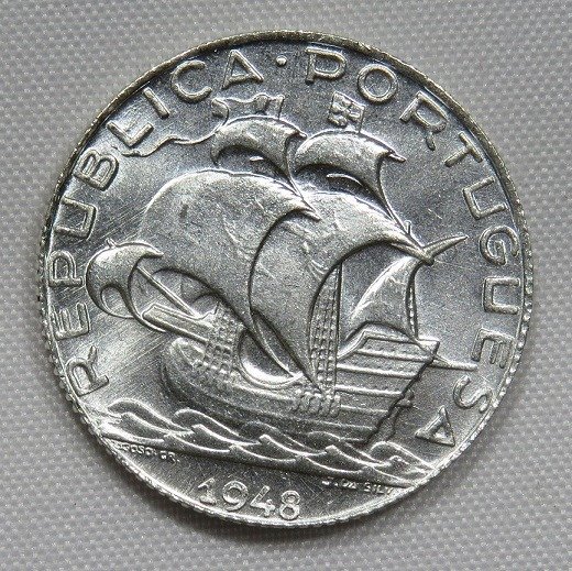 Portugal. República. 2 ½ Escudos 1948
