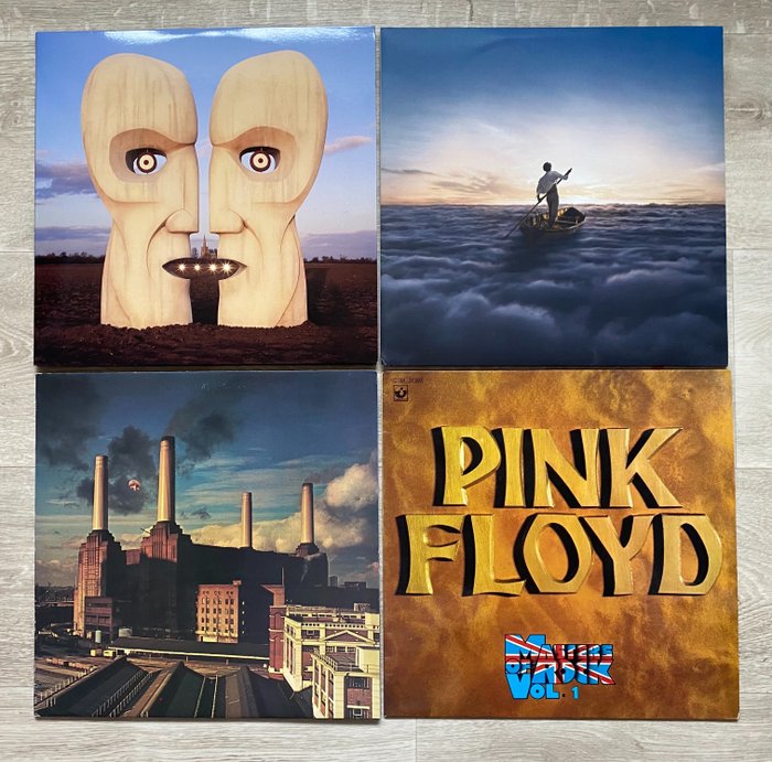 Pink Floyd - 4 great original records - Multiple titles - 2xLP Album (double album), LP's - 1973/2016