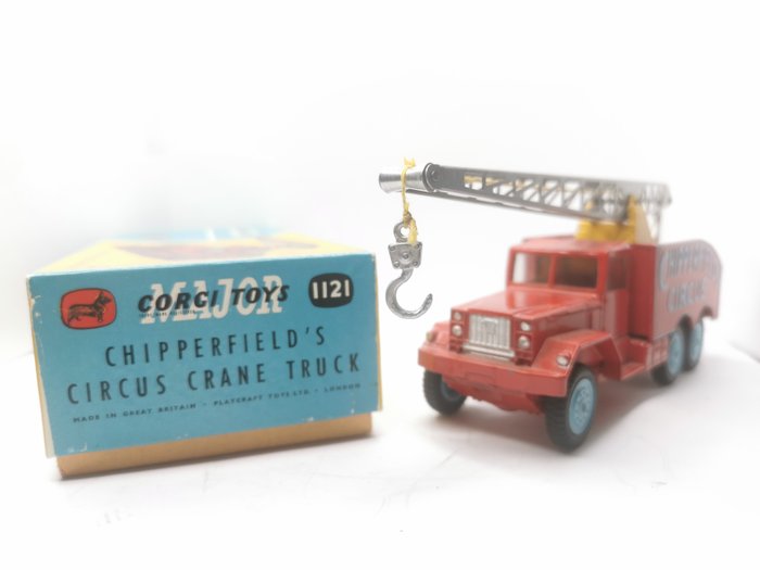 Corgi - 1:43 - Chiperfield circus grue scammel handyman cab corgi toys reff 1121 - In de originele doos