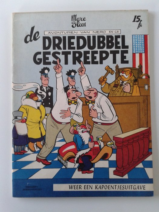 Nero 43 - De driedubbel gestreepte - Stapled - First edition - (1962)