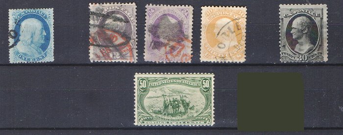 United States of America 1857/1898 - Small selection of classics