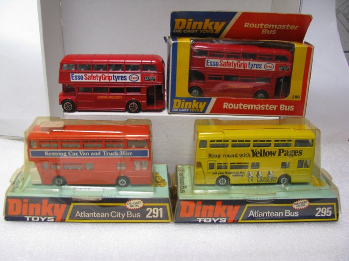 Dinky Toys - 1:50 - Routemaster bus & Atlantean bus - N ° 295-291-2X 289