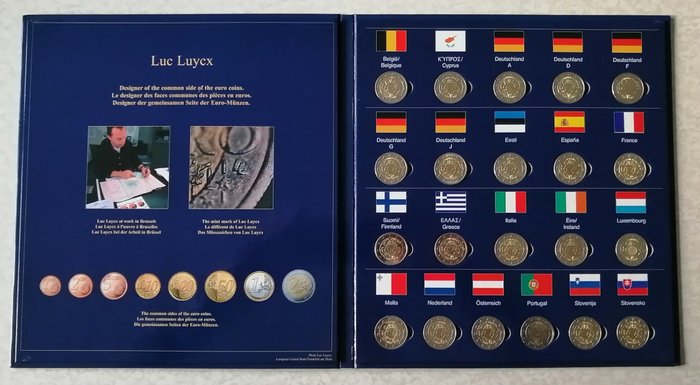 Europe. 2 Euro 2012, 10th years of Euro, in Album ( 21 pieces)
