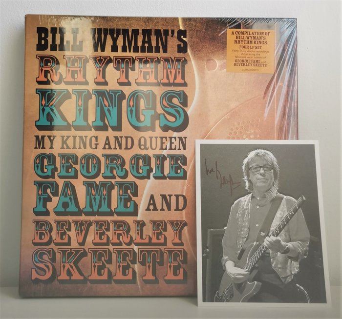 Bill Wyman's Rhythm Kings with Georgie Fame And Beverley Skeete - My King And Queen: Georgie Fame And Beverley Skeete || 4 LP Boxset || Bill's handsigned picture - LP Boxset - 2017/2017