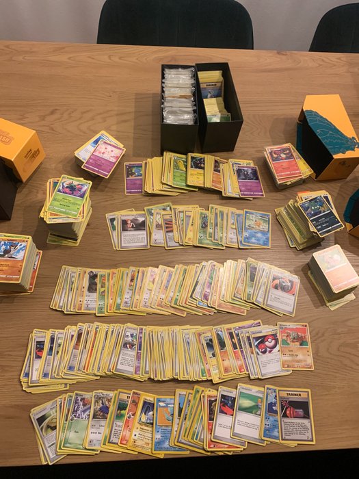 Pokémon Mix series - Pokémon - Verzameling 1350+ Pokémon cards With lot different series - 1999