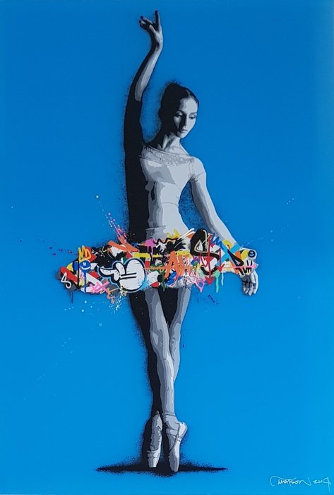 Preview of the first image of Martin Whatson (1984) - Passe - Blue Acrylic.