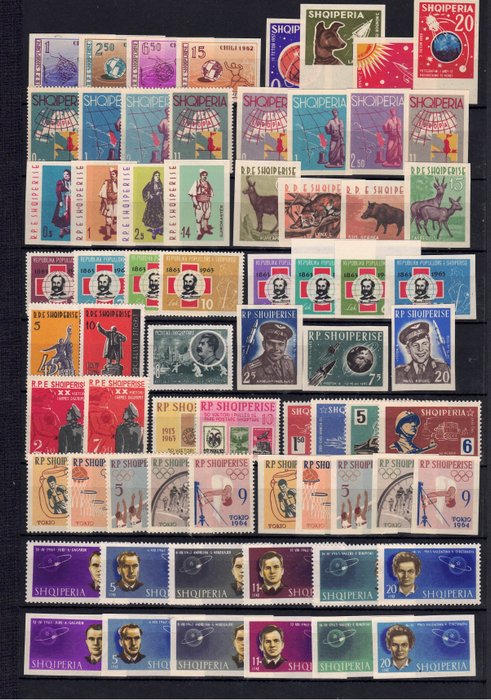 Albania - Collection with only better series, for the specialist