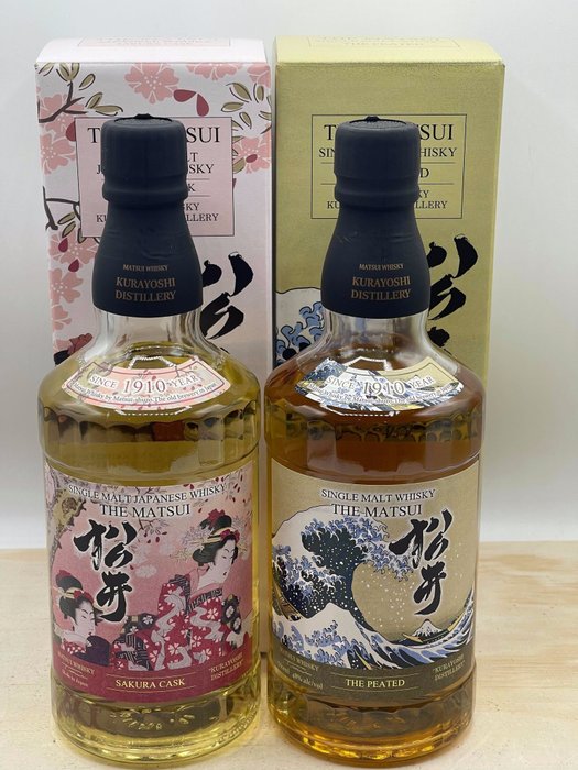 The Matsui Sakura Cask & The Peated - 70cl - 2 bottles