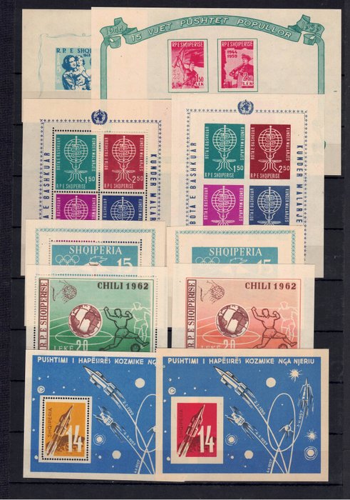 Albania - Very important collection between Yvert nos. 6 and 1,941, only MNH top material - Yvert