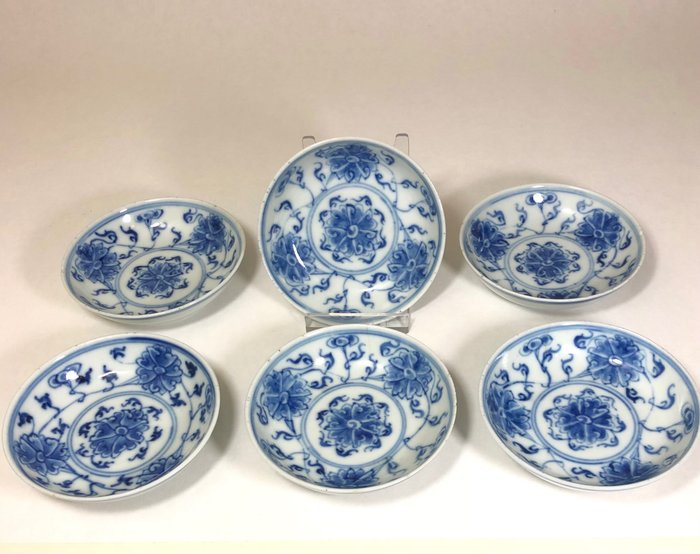 Dishes (6) - Porcelain - China - Guangxu (1875-1908)