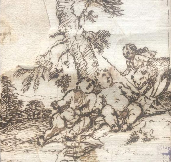 Attributed to Antonio Calza  (1658 –  1725) - Gioco di Putti
