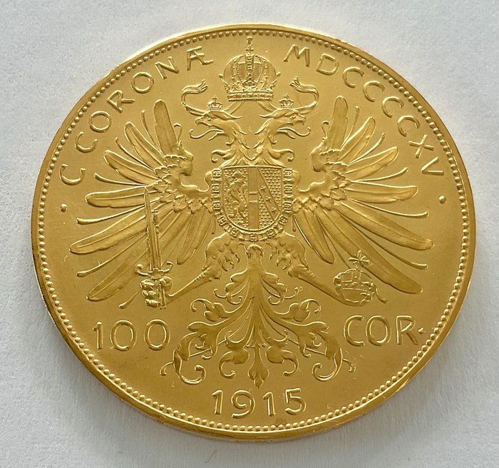 Österreich. 100 Corona 1915 - Franz Joseph I (Restrike)