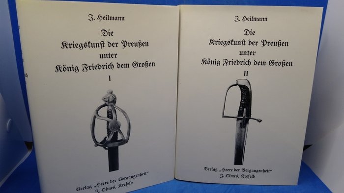Jähns - Die Kriegskunst der Preußen unter König Friedrich dem Großen- Band 1 + 2 - 1972