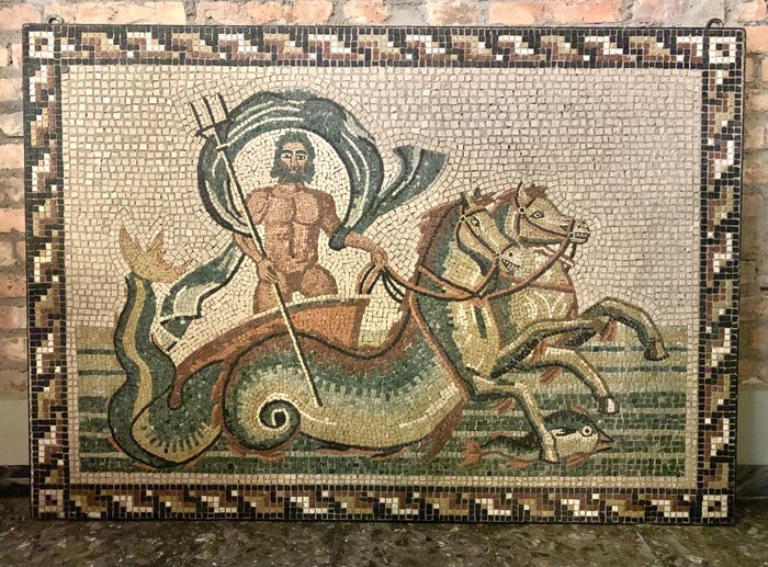 Alain Rosica, Mosaicista Romano - Mosaico di Trionfo del Dio Nettuno