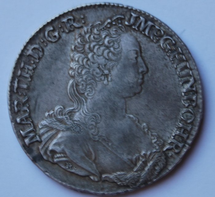 Oostenrijk-Nederland. Maria Theresia. 1/2 dukaat - Antwerpen 1750