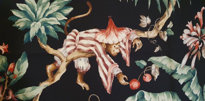 Eksklusivt orientalsk stoff med samling av Guarana-blomster - 300x280 cm - Monkeys Oriental Design - Tekstil - 280 cm - 0.02 cm