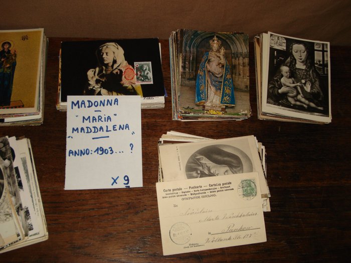 Maria Maddalena / Madonna,s - Postcards (Collection of 350) - 1903