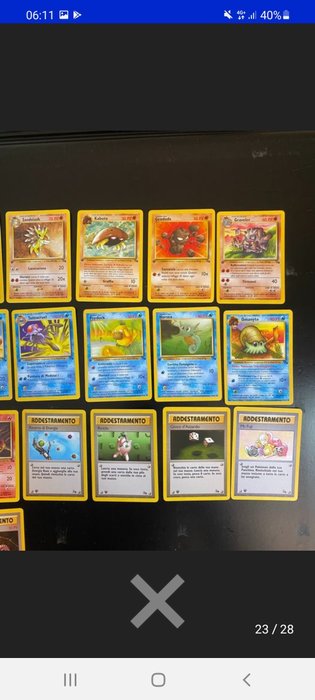 Pokemon - Collection First edition cards - 1995