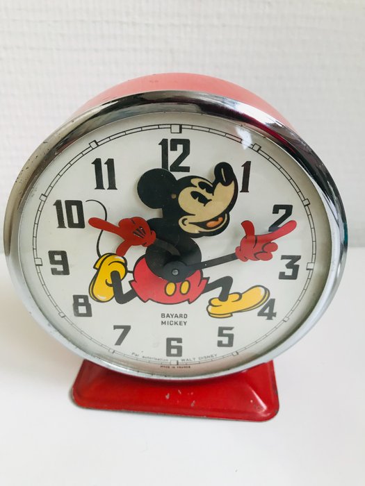 Mickey Mouse - Wekker - Bayard - Mickey Mouse met bewegend hoofd - [jaren '60] - (1965)