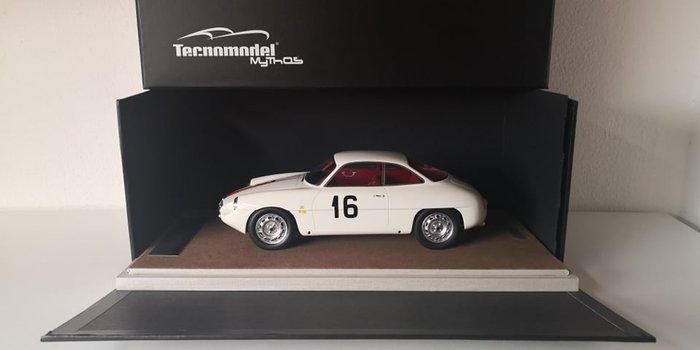 Tecnomodel 1:18 - Modellino di auto - Alfa Romeo Giulietta SZ Coppa Intereuropa '60 - TM18-42F