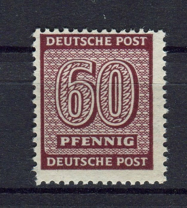 Allied Occupation - Germany (Soviet zone) - No. 137 Y, MNH, expertised by BPP (German Federation of Philatelic Experts)