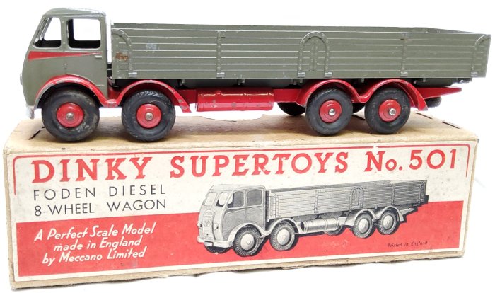 Dinky Toys - 1:43 - Foden Diesel 8 Wheel Truck - # 501