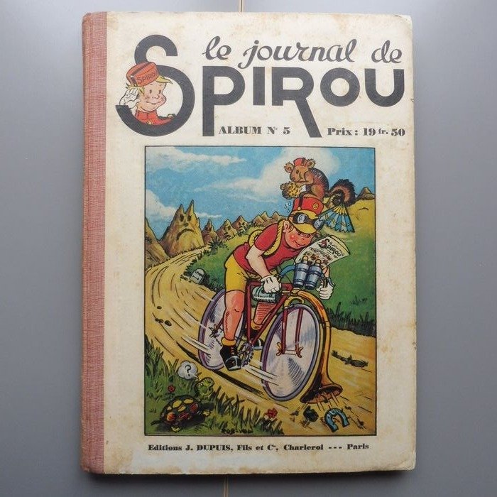 Spirou (magazine) - Recueil Spirou n°5 - C - Eerste druk - (1939/1940)