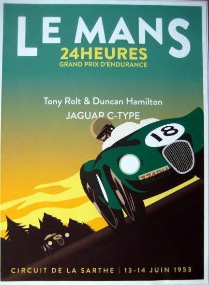 "C" Type Jaguar Poster