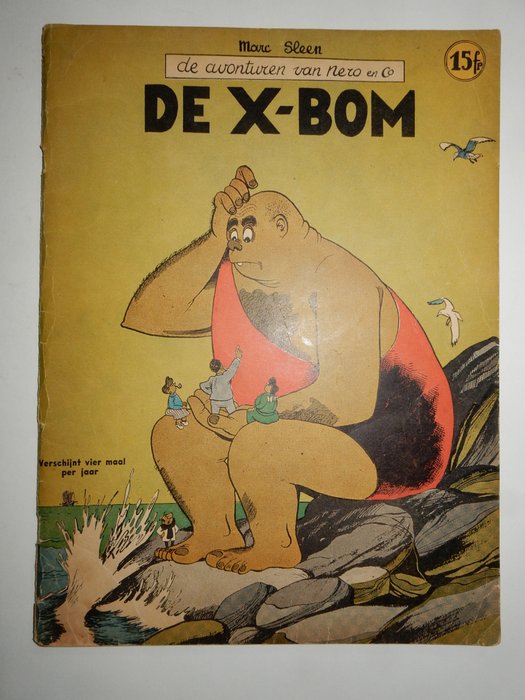 Nero 15 - De X-bom - Softcover - First edition - (1956)